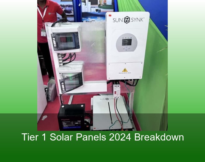 Tier 1 Solar Panels 2024 Breakdown